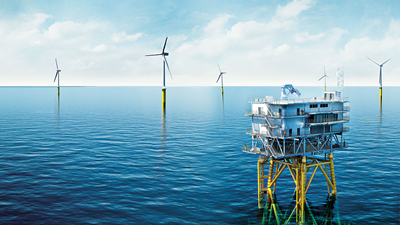 Offshore Oil and Gas Rig small